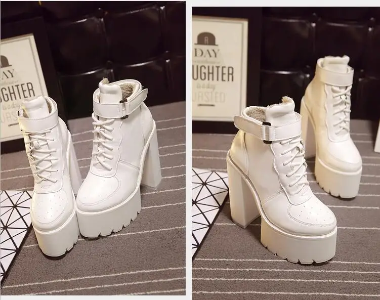 chunky heels boots (1)