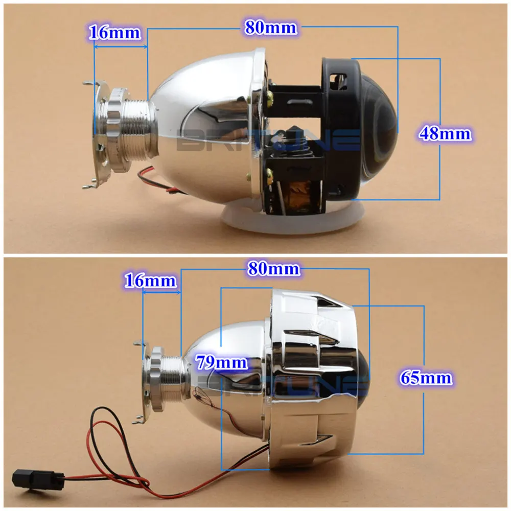 Фары линзы 1,8/2,0 объектив H4 H7 Bi xenon HID проектор Комплект для автомобильных фар Аксессуары для автомобилей модификация DIY H1 ксеноновая лампа