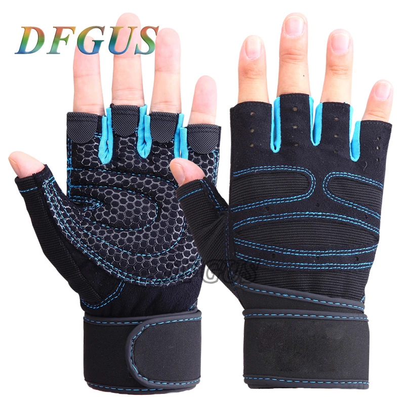 Half Finger Gym Gloves Heavyweight Sports Exercise Weight Lifting Gloves Body Building Training Sport Fitness Gloves