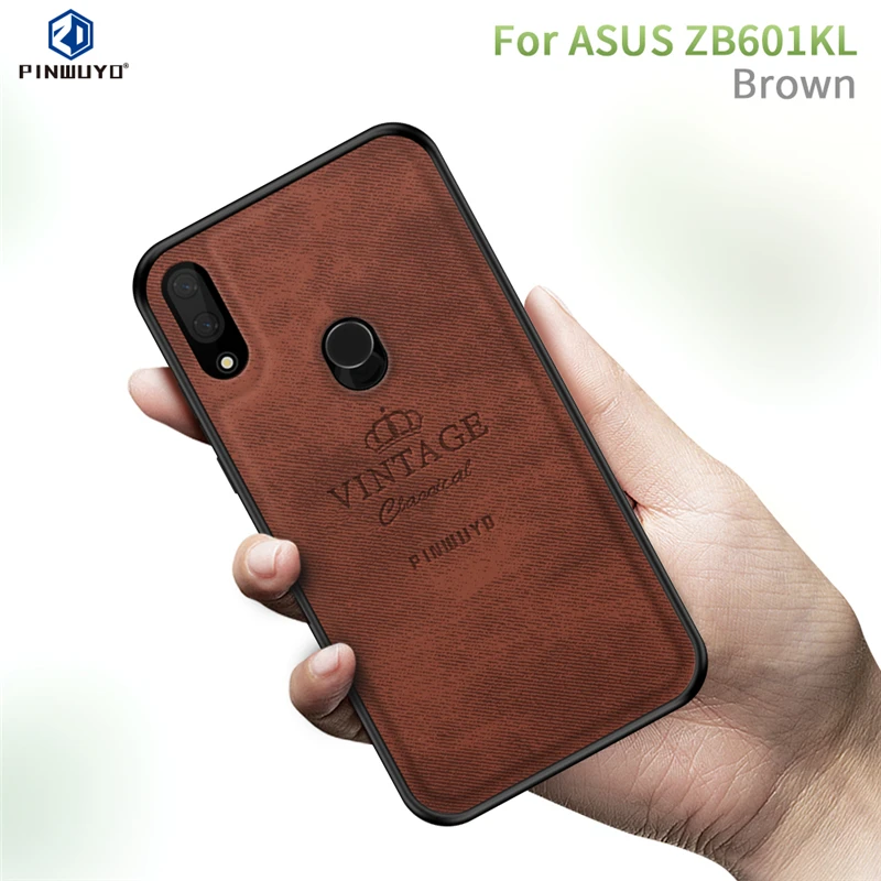 

For Asus Zenfone Max Pro M1 ZB601KL ZB602KL Cover Case Vintage Case pu Leather PC Hard Cover Fitted Cases Protection Shell