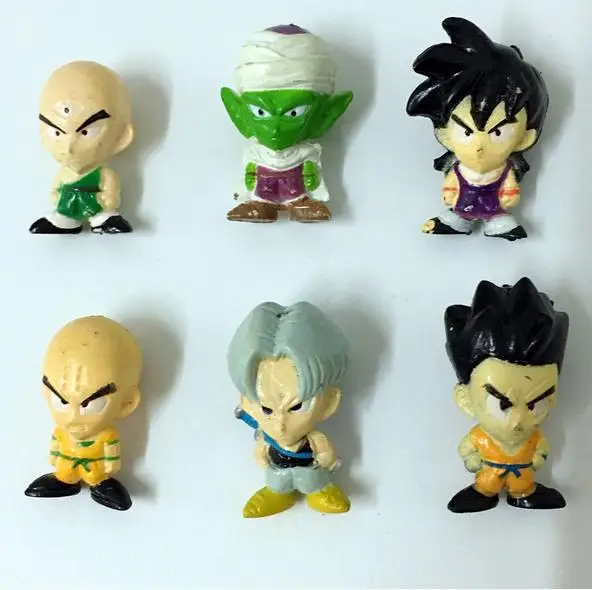 100PCS/lot Anime Capsule Toys Dragon Ball 2.5CM Toy Assembling Doll