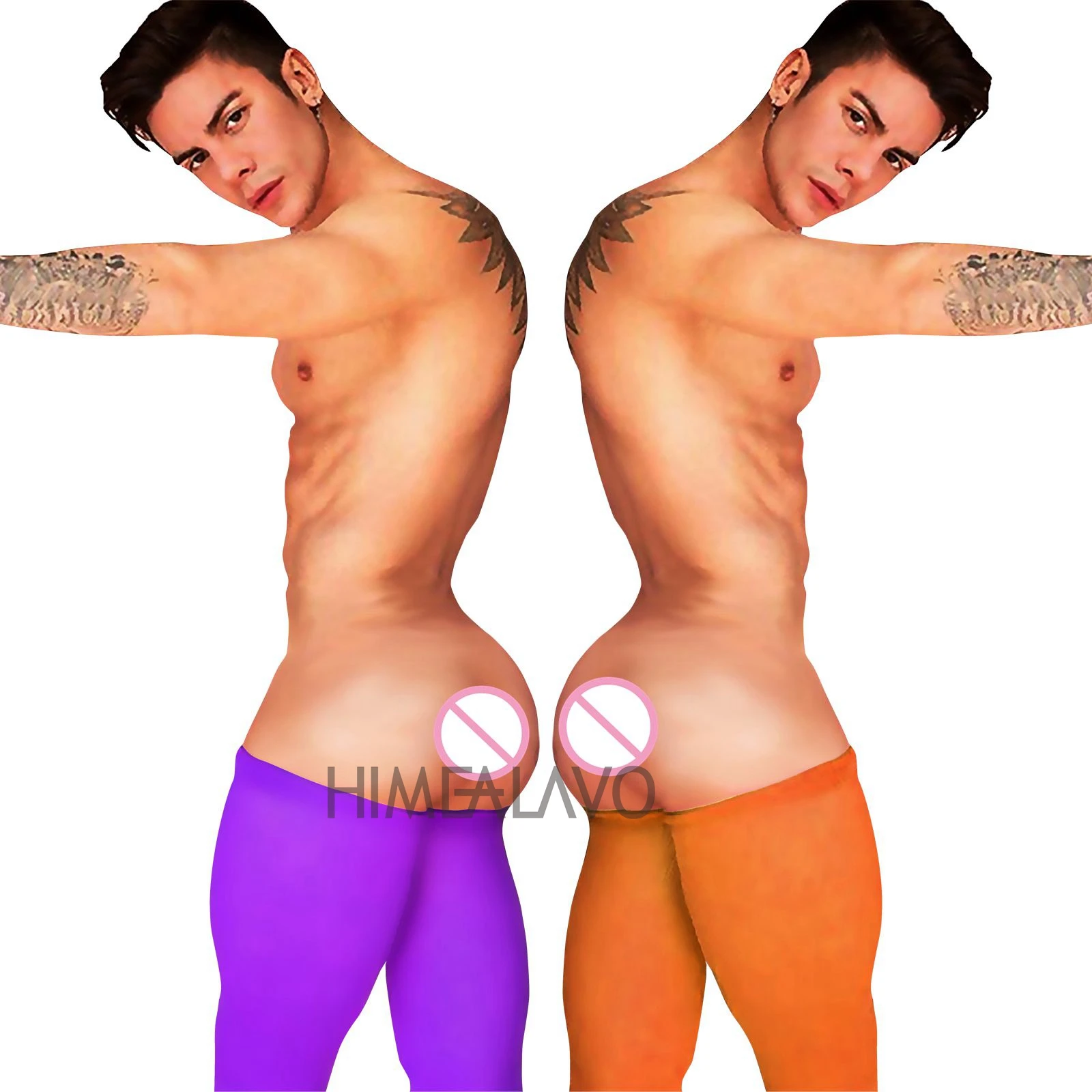 Men Stockings Sexy Gay Men's Bodystocking Opaque Nylon Thigh High Stockings 11 colors
