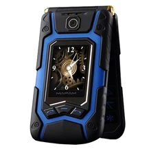 MAFAM Land Flip Phone Rover X9 Double Dual Screen Shockproof Dual SIM Long Standby FM Mobile Phone for Old People Senior P008