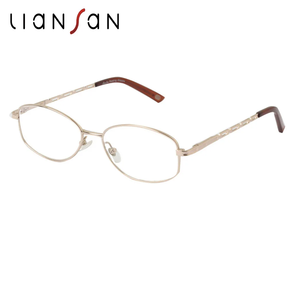 

LianSan Vintage Alloy Reading Glasses Women Men Anti Fatigue Anti-reflective Brand Designer Hyperopia Presbyopia L3750