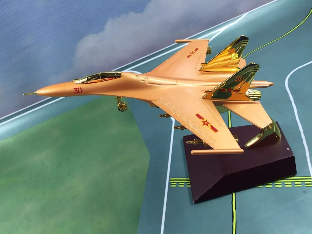 Модель истребителя Su30 из сплава Коллекционная модель самолета игрушечная