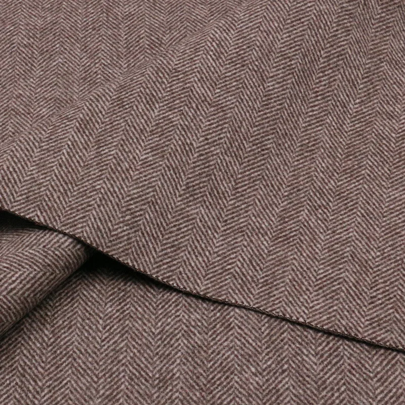 80% шерсть двусторонняя ткань с узором в елочку шерстяное кашемировое пальто куртки ткани wholesale-580gsm