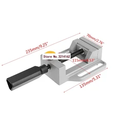 Настольный зажим мини станок с ЧПУ простой(QGG) Алюминиевый Быстрый плоскогубцы для ЧПУ маршрутизатор 07NOV