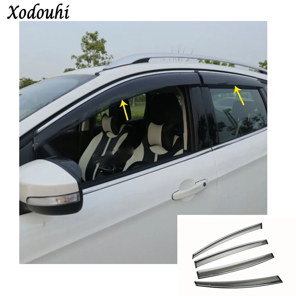 For Ford Kuga 2017 2018 2019 car body cover Stick font b lamp b font plastic