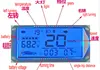 lcd display dashboard speedometer for electric scooter electric bike tricycle parts white/blue color 48v-120v battery indicator ► Photo 2/6