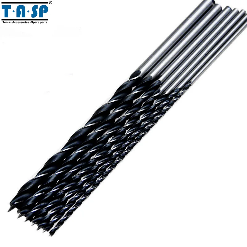 

TASP 7pcs 300mm Long Brad Point Wood Drill Bit Drilling Set for Woodworking - MDBK008A