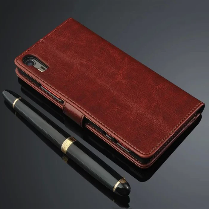 Для Lenovo Vibe Shot Z90 7 кожаный чехол кошелек в стиле ретро с отделениями для карт и