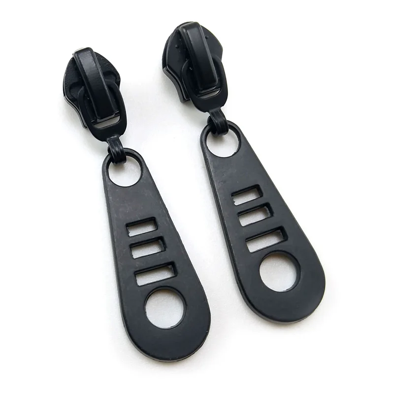 (20pcs/lot) Exquisite Plating Black Color 5# Zipper Sliders for Nylon Reverse and Resin | Дом и сад