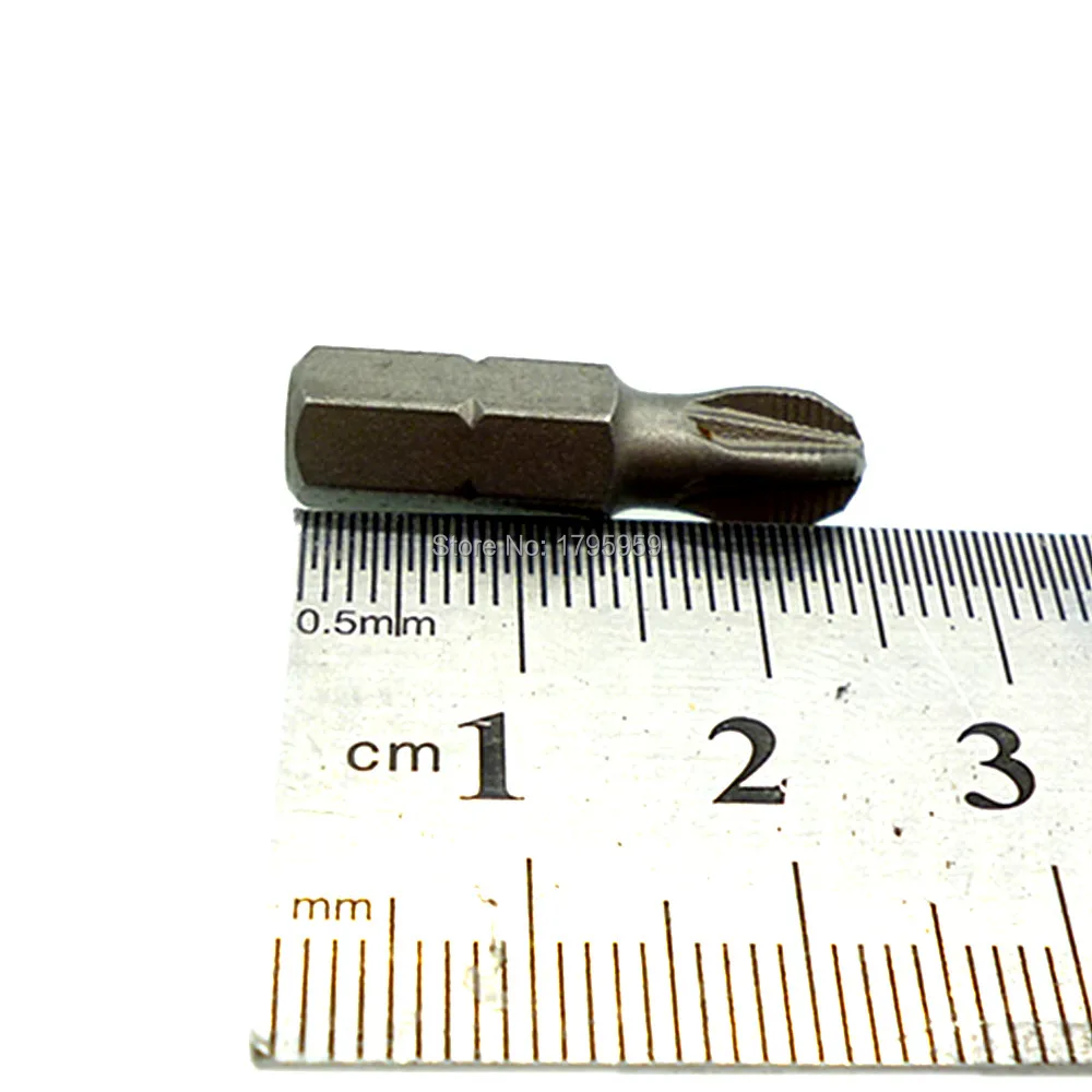 Отвертка с шестигранным хвостовиком 1/4 &quot6 35 мм PZ1 PZ2 PZ3 25 длинным ударным