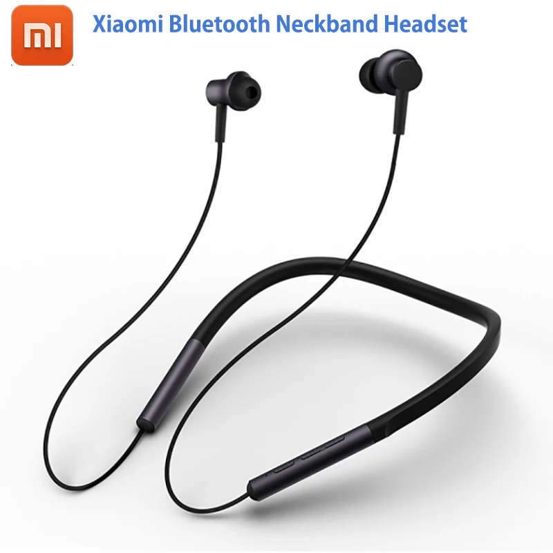 Оригинальная Новейшая Bluetooth гарнитура Xiaomi с шейным ободом гибридный двойной