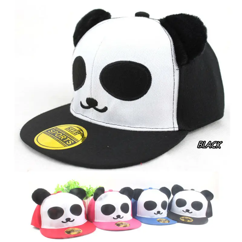 Климат Для детей Panda Snapback Caps милые кости Улыбающееся Уход за кожей лица