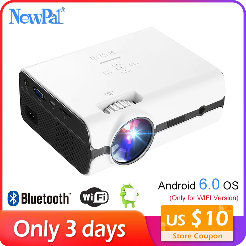 Newpal U45 برو جهاز عرض (بروجكتور) ليد 1080 P البسيطة Proyector السينما المنزلية (دعم DLNA ، SD بطاقة ، HDMI ، VGA) مع الروبوت 6.0 BT واي فاي موالف التلفزيون Newpal U45 برو جهاز عرض (بروجكتور) ليد 1080 P البسيطة Proyector السينما المنزلية (دعم DLNA ، SD بطاقة ، HDMI ، VGA) مع الروبوت 6.0 BT واي فاي موالف التلفزيون