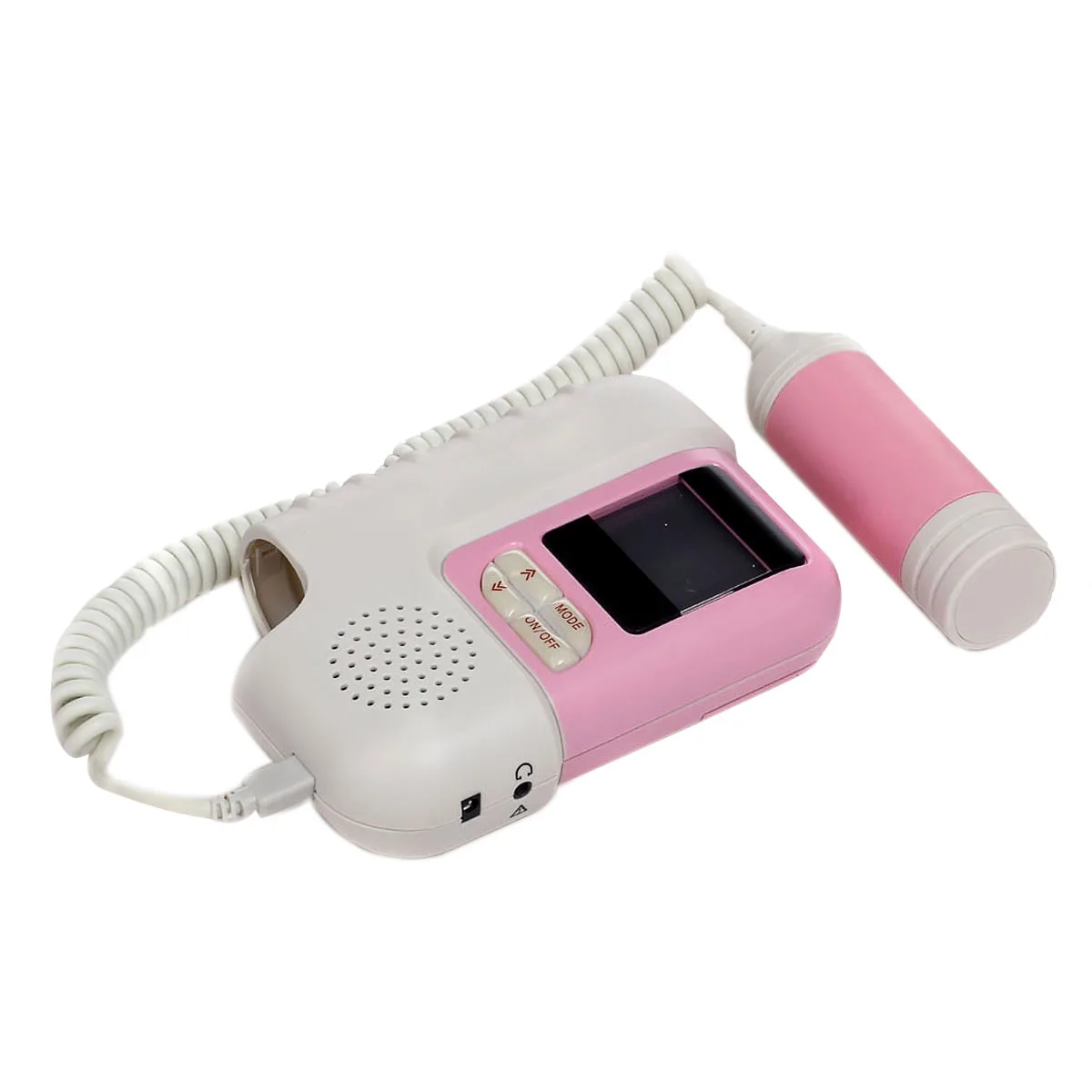 2017 Handle doppler fetal heart rate monitor fetal doppler 2Mhz probe with backlight LCD ultrasound doppler fetal