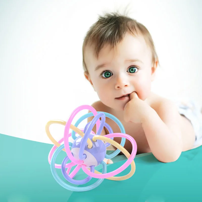 New Brand Soft Baby Teether Toys Boiled Rattles Baby Newborn Early