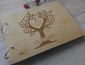

Wedding Guestbook Wreath, Wood Guestbook, Wooden Wedding Guest Book, Custom Guestbook, Engraved Wedding Guestbook, Monogrammed