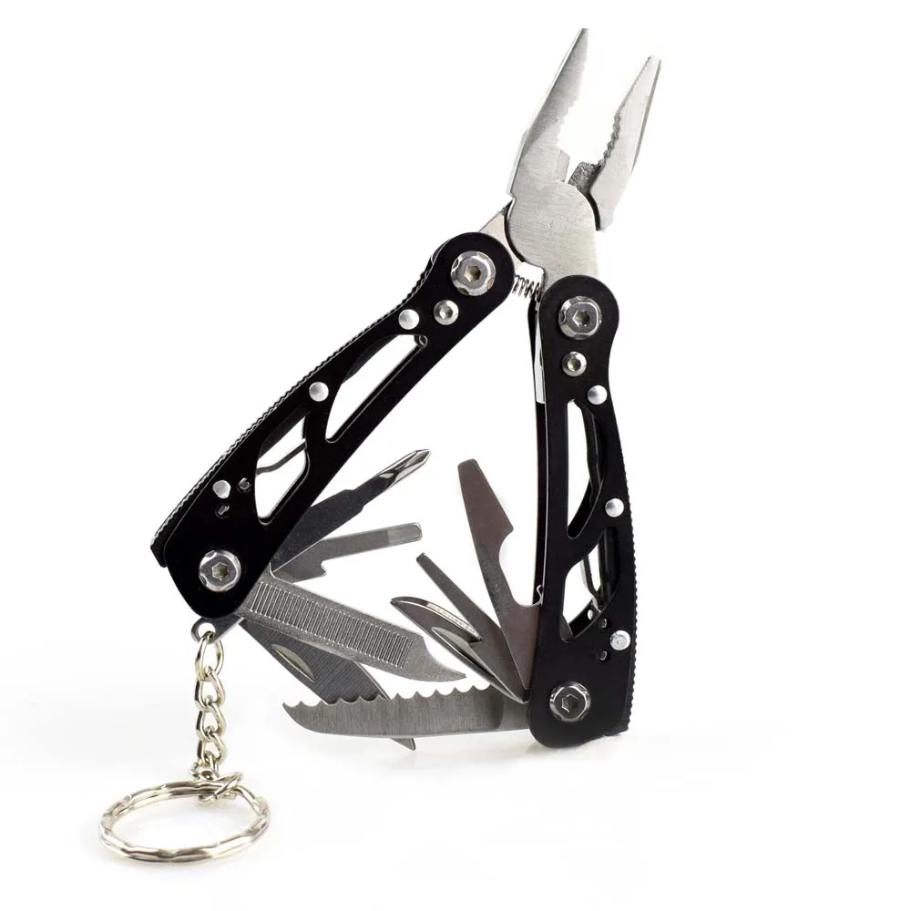 Multi Pocket Mini Folding Plier Portable Outdoor Hand Tools Wire Cutter