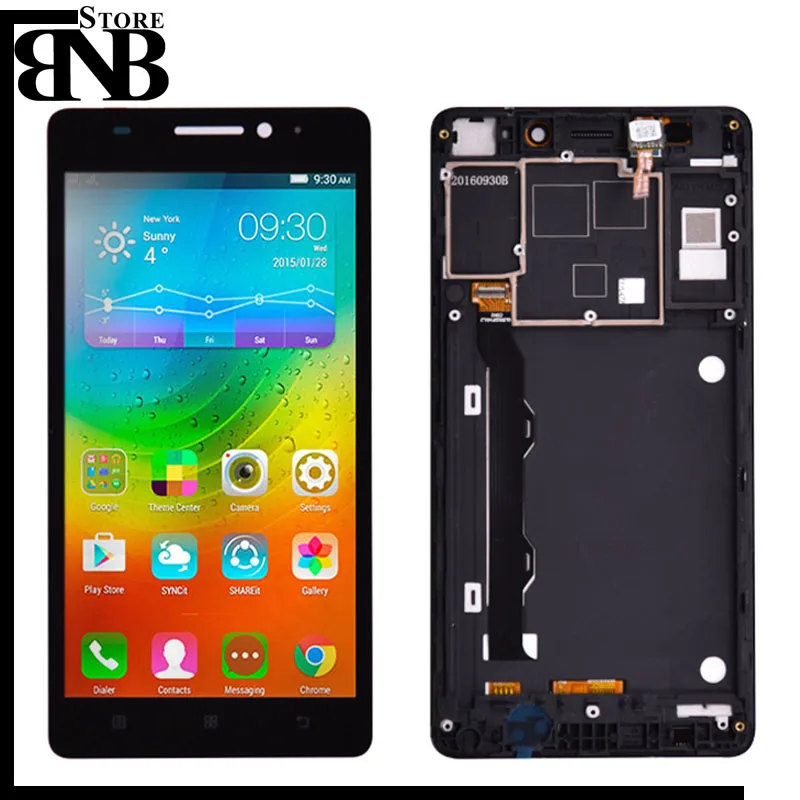 

For Lenovo A7000 Plus LCD Display and Touch Digitizer Panel Screen Assembly with frame for A7000 plus K50-t5 K3 note no frame