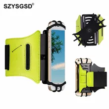 SZYSGSD нарукавная повязка держатель для телефона 180 Поворотная сумка для рук Sweatproof Runing спортивная сумка для 4-6 дюймов смартфон для iPhone для samsung