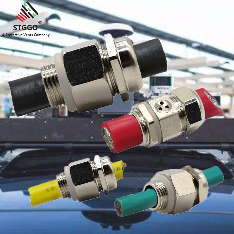 Воздухопроницаемые водонепроницаемые IP 68 M12* 1,5 мм защитные винтовые Кабельные втулки