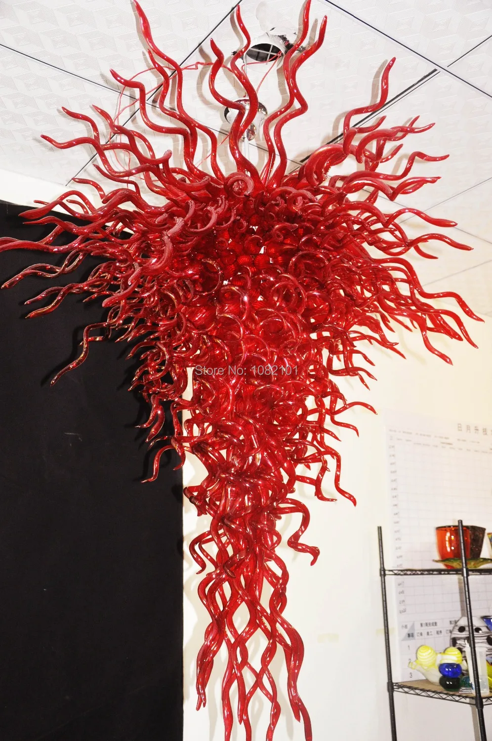 Бесплатная быстрая красная стеклянная люстра|chandeliers free shipping|red glass chandelierglass chandelier |