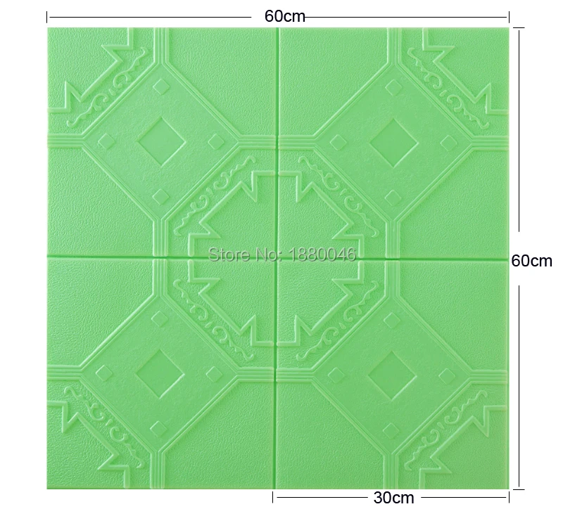 

3D Brick wall plaster color wall paste the new home soft decoration 3D removable wall stickers 10pcs Big size 60x60cm