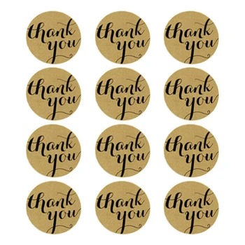 

3 Sheet Thank You Stickers Labels Sealing Craft Wedding Favours Letters Card Gifts