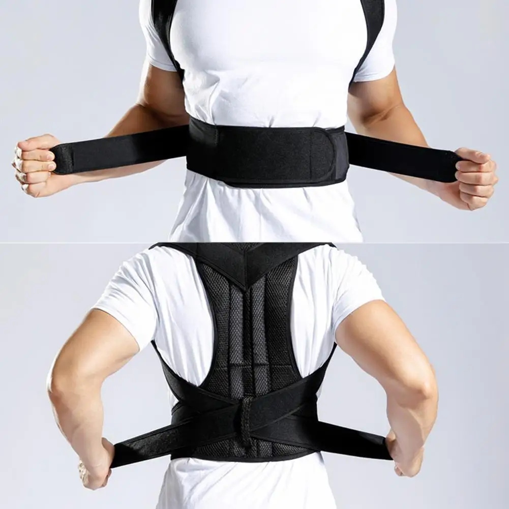 

Adjustable Spine Corrector Support Belt Back Posture Shoulder Lumbar Brace bone care Corset Posture Male Female Correction Belt