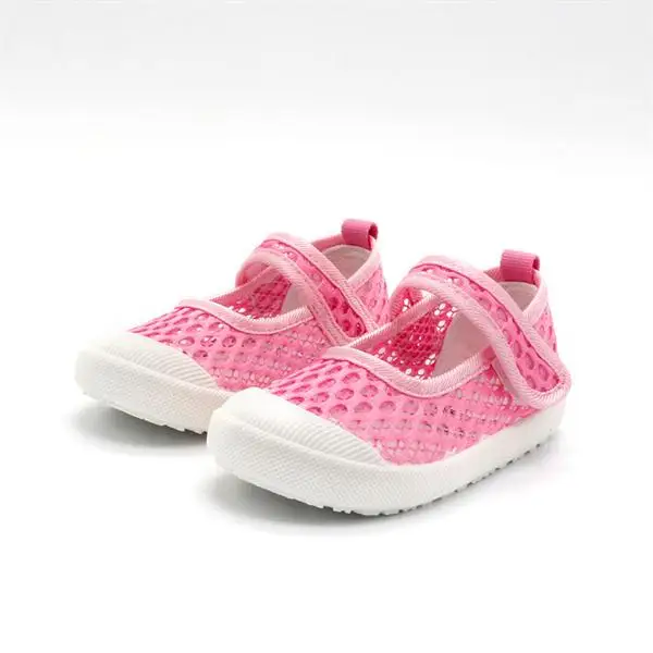 Детские летние кроссовки; дышащая обувь из сетчатого материала для девочек; осенние детские кроссовки; сандалии для девочек; обувь белого и розового цвета - Цвет: Pink