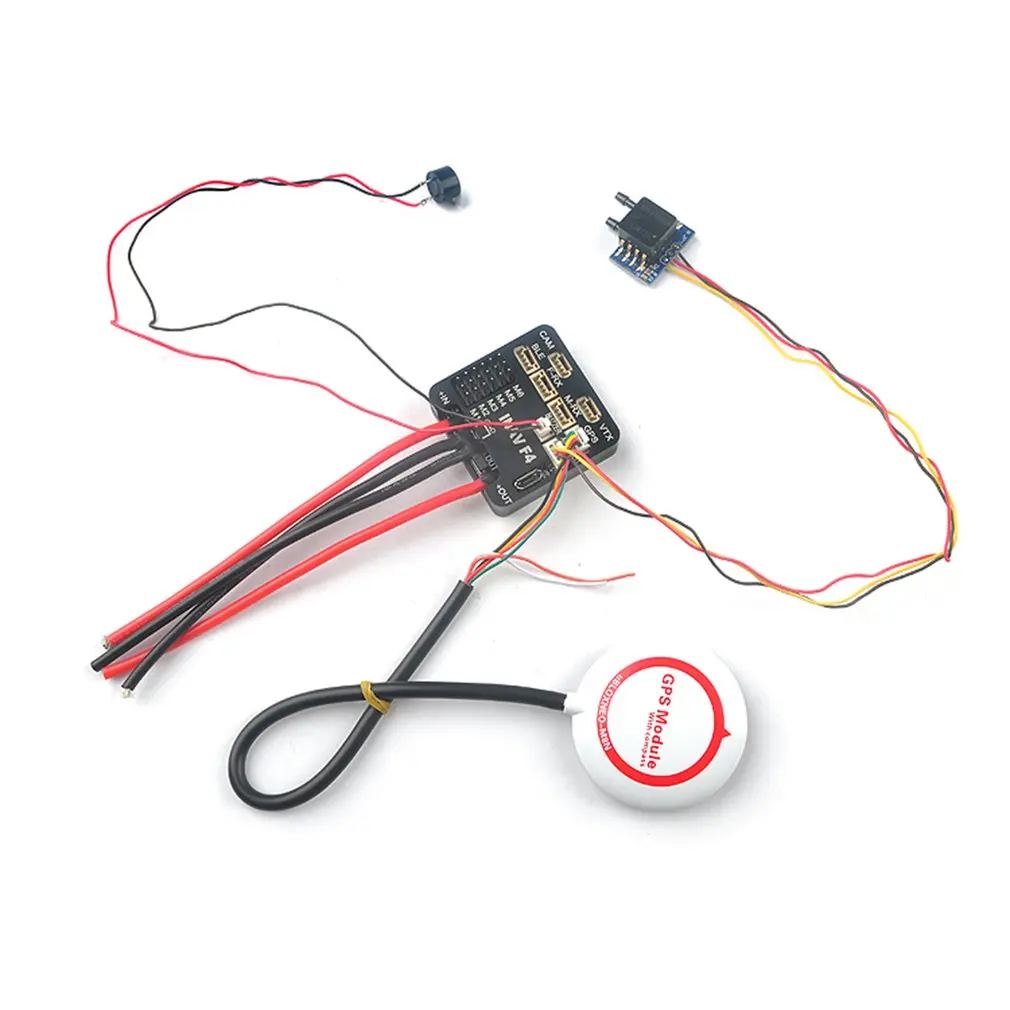 

INAV F4 Flight Controller FC with OSD Buzzer 5V/3A BEC SBUS/PORT M8N GPS for RC Airplane Fixed Wing Plane Standard Version Parts