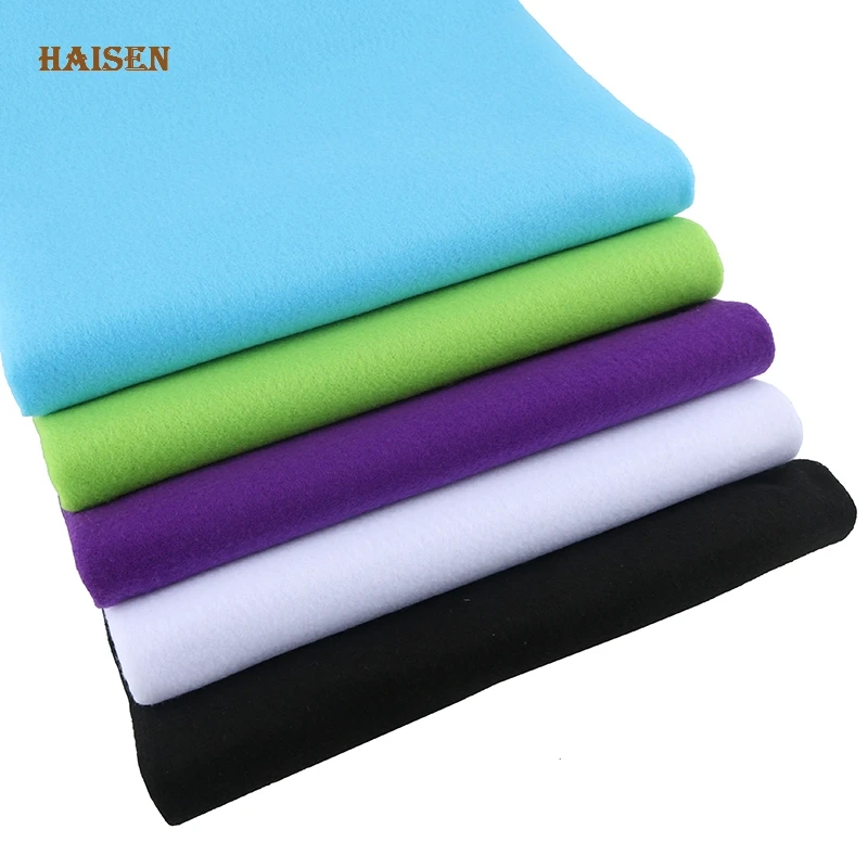 2mm Thickness Polyester Non Woven Felt Fabric Cloth For Sewing Dolls Crafts 45x90cm