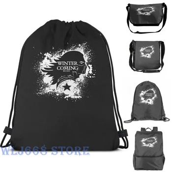 

Funny graphic print shoulder Bags women Bucky is coming Single shoulder backpack travel for men Gym Bag