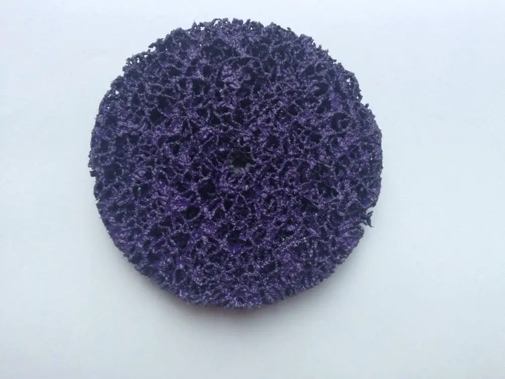 

10pcs 6"(150mm)Purple or Blue Clean and strip abrasive disc with1/2" hole abrasive wheel stirp it disc cleaning disc for metal