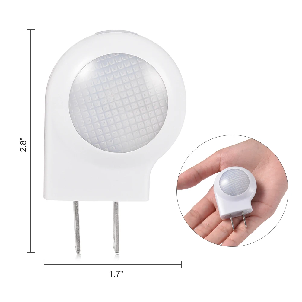 

Ledgle Mini LED Snail Night light Auto Night Lamp Built-in Light Sensor Control Light Wall Lamp For Baby Kids Bedroom EU/US Plug