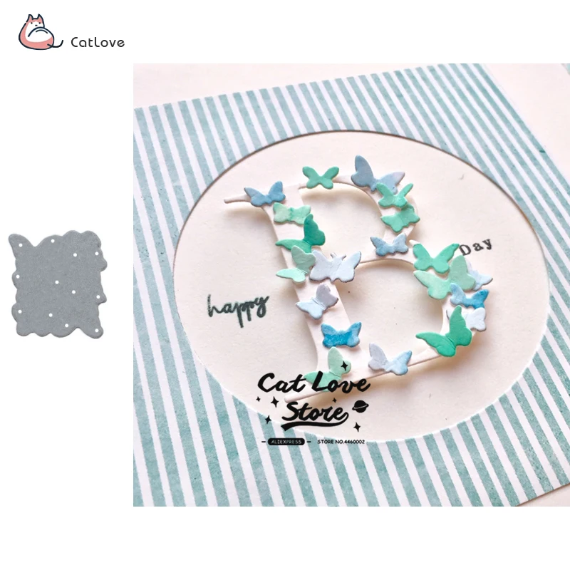 

6PCS Mini Butterfly Metal Cutting Dies Stencil For DIY Scrapbooking Paper Card Decorative Craft Dies Embossing Die Cuts New 2019