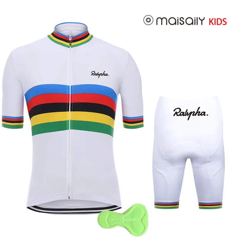 

2019 Boraing Kids Cycling Jersey Kit Mtb Bike Wear Short Sleeve Cycling Clothing Boys Cycling Jersey Set ropa ciclismo verano
