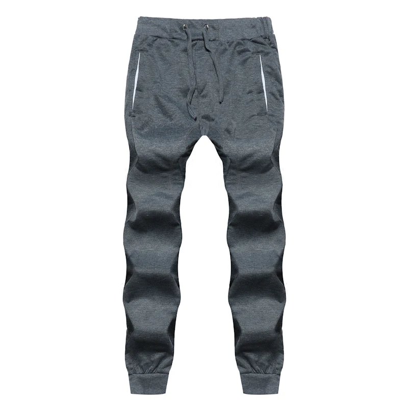 Brand Male New Fashion 2017 Slim Solid Color Men Casual Pants Man