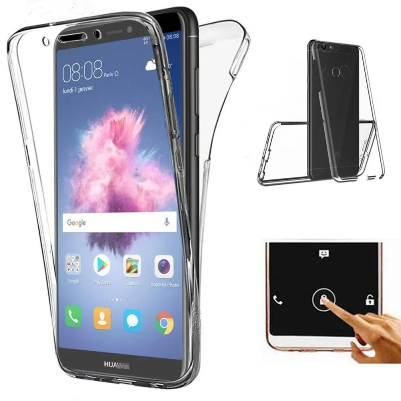 Роскошный мягкий 360 Полный чехол для Huawei P30 P20 P10 P9 Lite Mate 20 10 Pro P Smart 2019 кристально