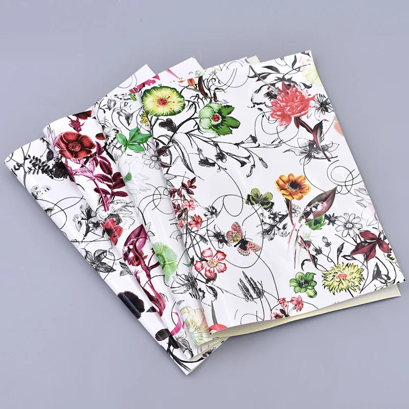 

A4 21x29cm Faux Artificial Floral Fabric Diy Sewing Flower PU Leather Fabric For DIY Hairbows Bags Craft Accessories