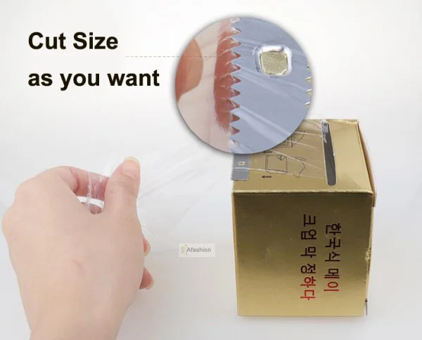 1 коробка, пластиковая упаковка для микроблейдинга, 42 мм* 200 м, Перманентная пленка для макияжа, аксессуары для тату, покрытие для бровей