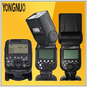 

YONGNUO 2*YN968EX-RT Wireless Flash Speedlite Master TTL HSS + YN-E3-RT Flash Trigger Transmitter For Canon Digital SLR Camera