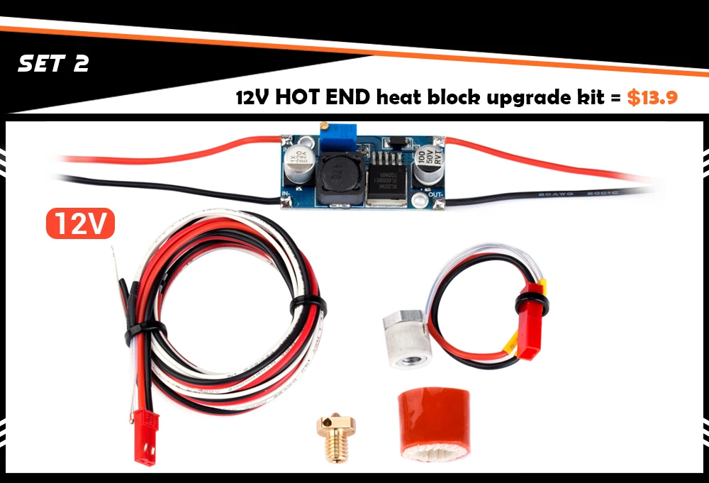 Trianglelab 3d принтер Hotend V5 V6 Горячий Конец блок обновления Комплект для V5 V6 Lite6 Chimera Cyclops Kraken reprap