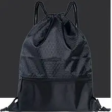 Leeshow маленький размер прочный водонепроницаемый мешок на шнурке, прочный нейлоновый пляжный рюкзак, 50 шт можно настроить с вашим логотипом