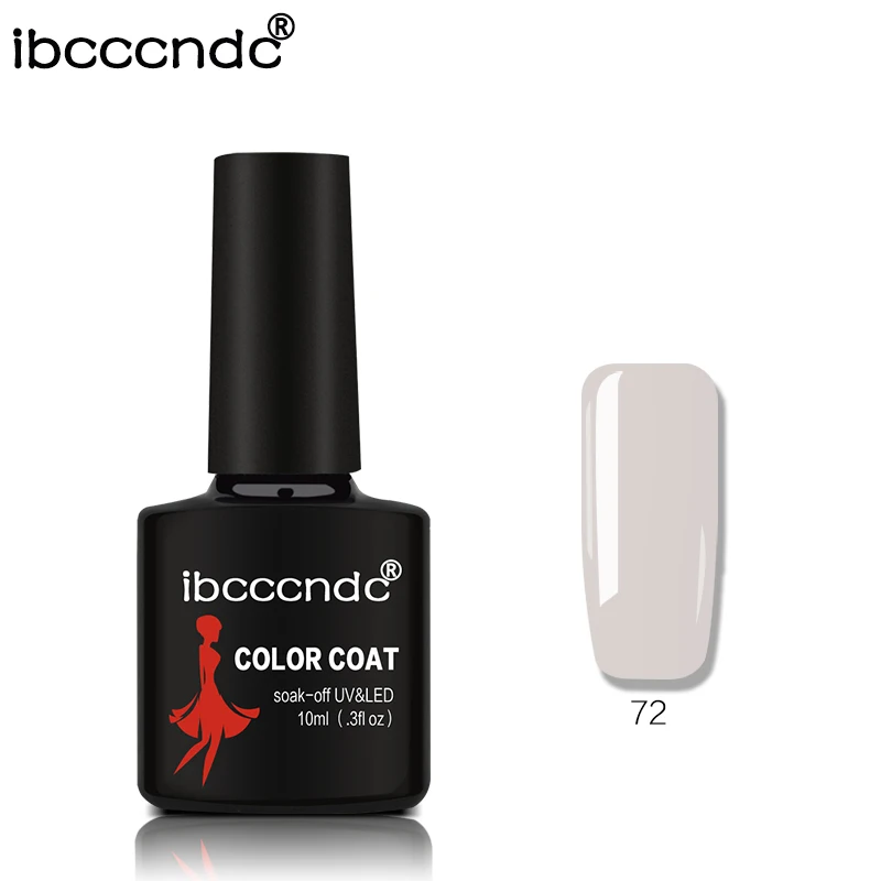 Ibcccndc новейший 10 мл Lucky 80 цветной лак для ногтей UV Led Полупостоянный лак для ногтей профессиональный удаляемый гель лак - Цвет: 72