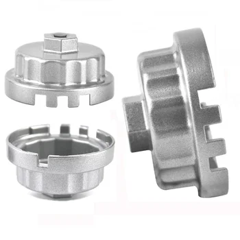 

Aluminum Oil Filter Wrench Socket Remover 68mm Auto Repair Tool Oil Filter Socket Wrench Spanner Hand Tool Universal