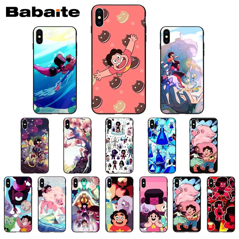 Чехол для телефона Steven Universe из мягкого силикона и ТПУ iphone X XS MAX 8 7 6S Plus 5S SE XR |