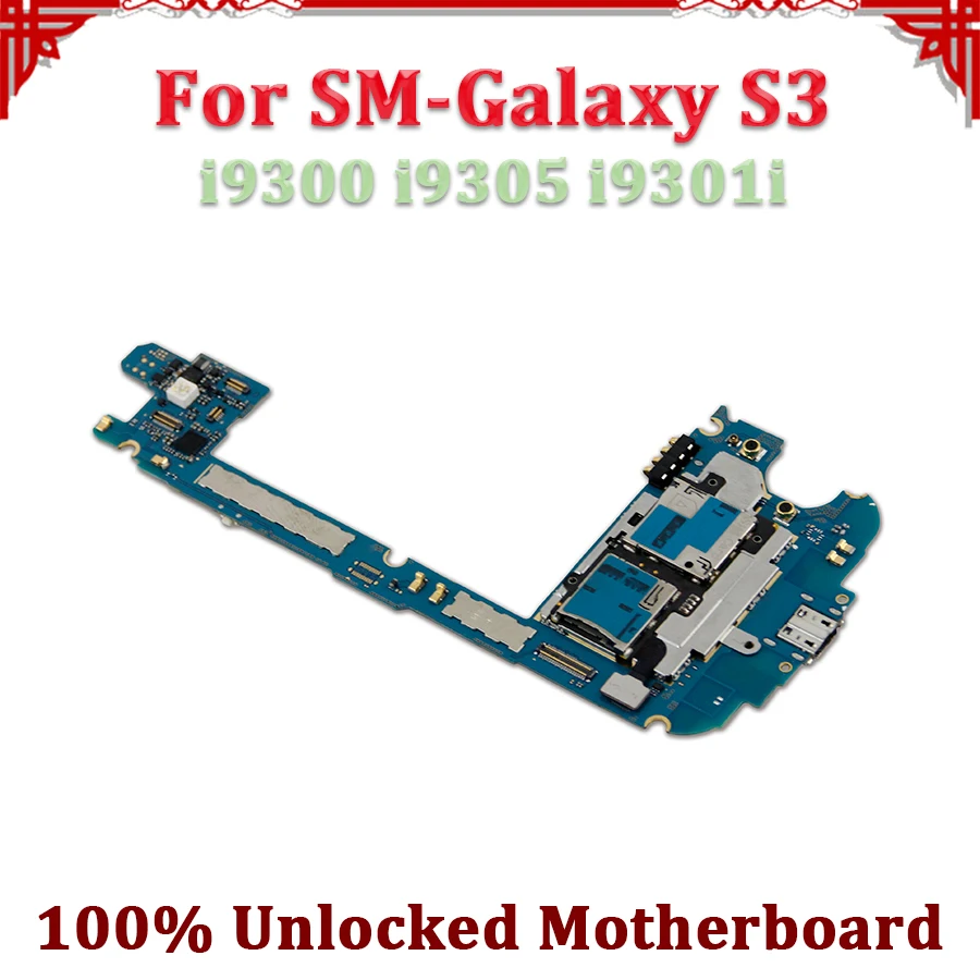 

Free Shipping TDHHX Full Function Mainboard Logic Board For Samsung Galaxy S3 i9300 i9305 i9301i Motherboard With Android System